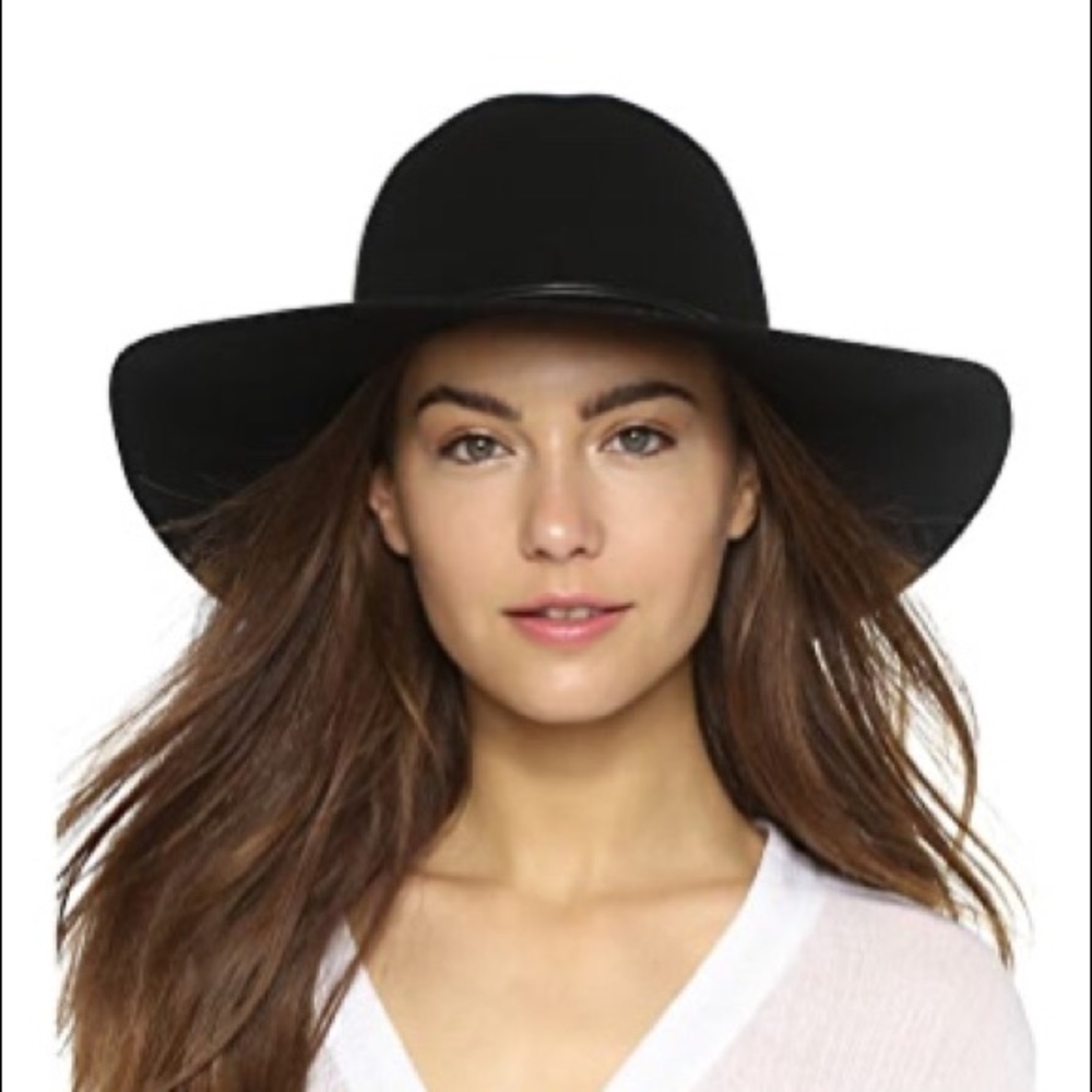 Joie Round Floppy Hat in Caviar **NWT**
